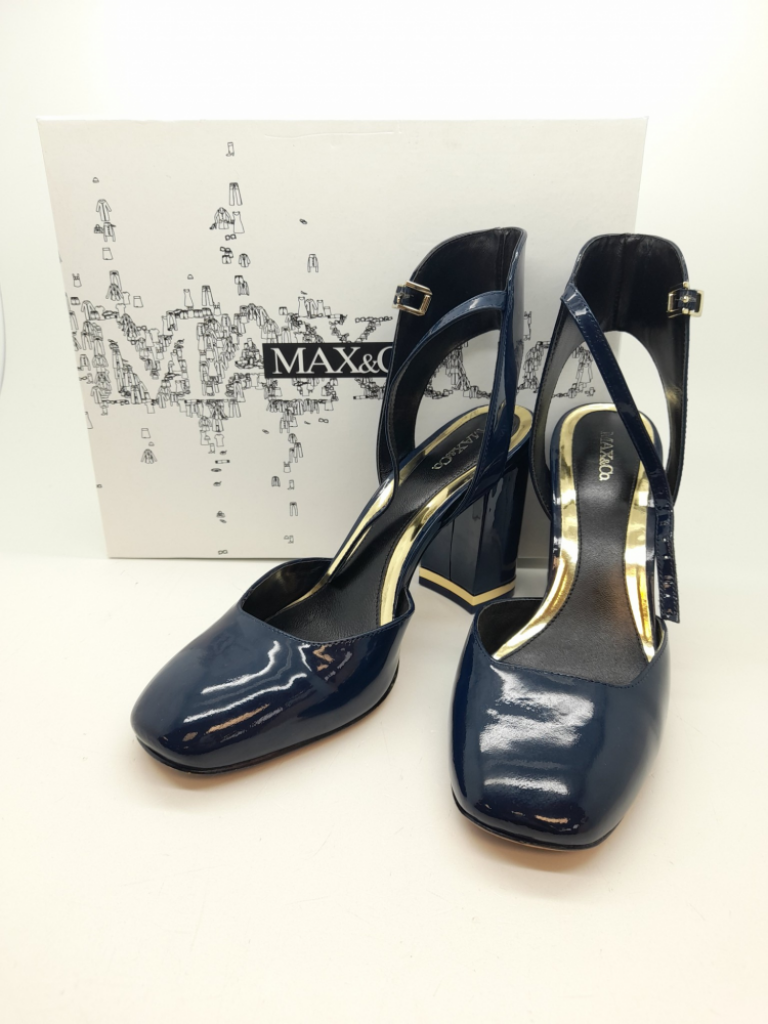 Mercatopoli Scarpe Max & Co Blu Vernice N. 39