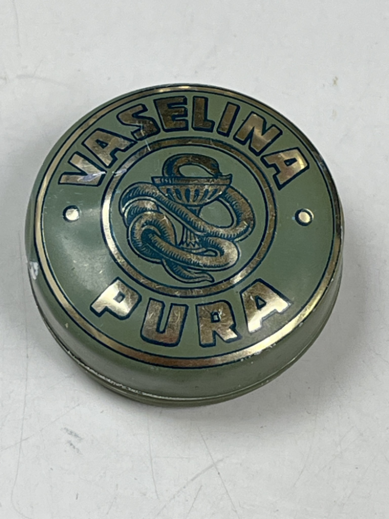 Mercatopoli Scatolina Latta Vaselina Pura Ø 4.5 Cm