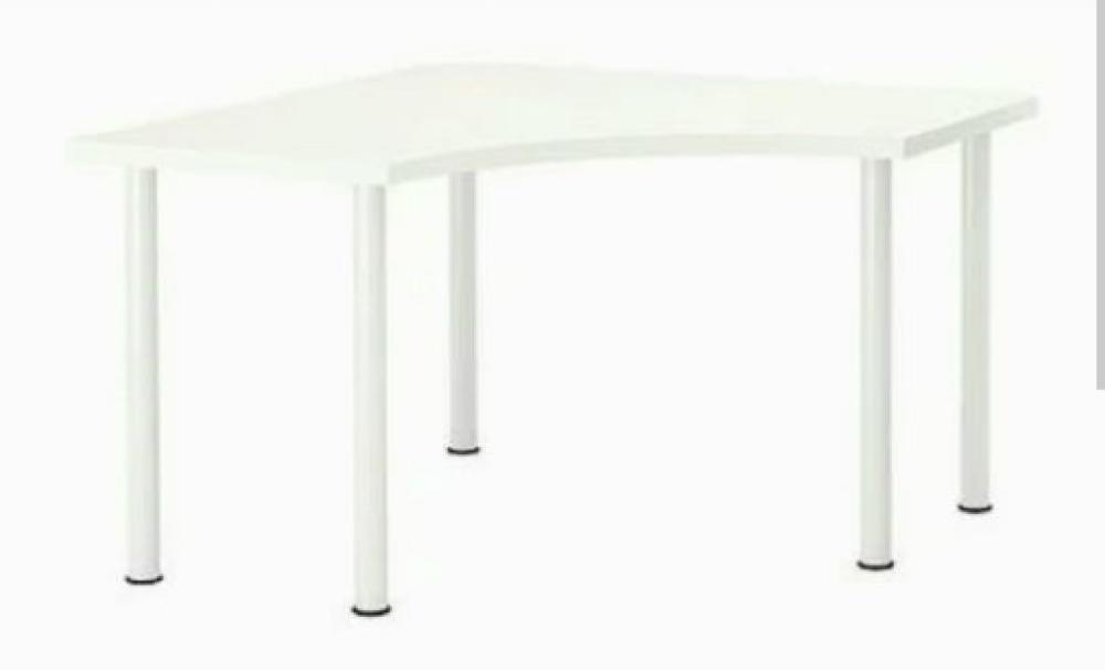 Mercatopoli Scrivania Angolare Bianca 120x120