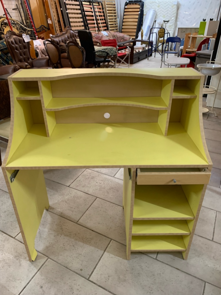 Mercatopoli Scrivania Vintage Gialla