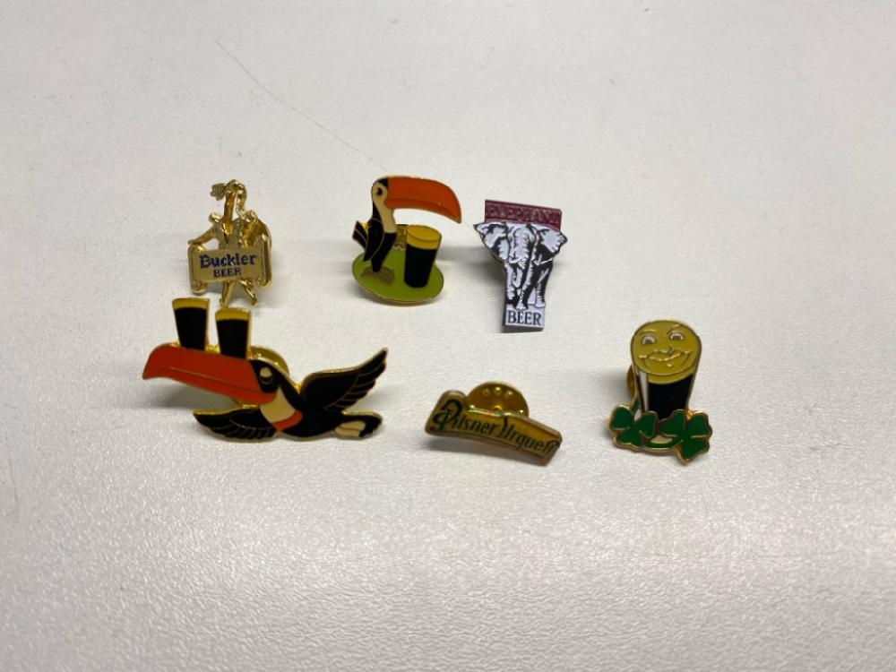 Mercatopoli Set 6 Spillette Pubblicitarie Birra