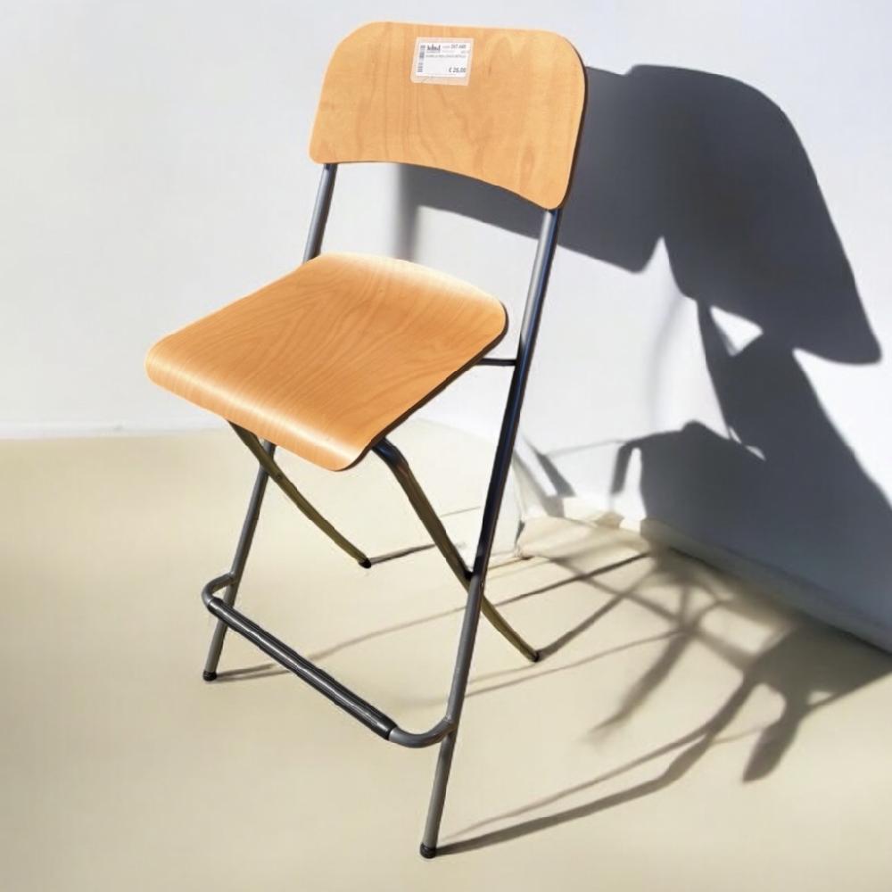 Mercatopoli SGABELLO IKEA LEGNO E METALLO