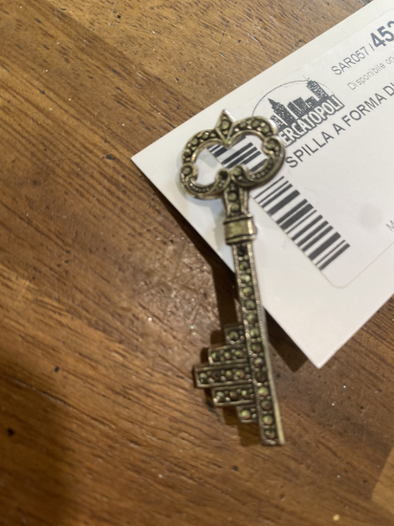 Mercatopoli Spilla A Forma Di Chiave