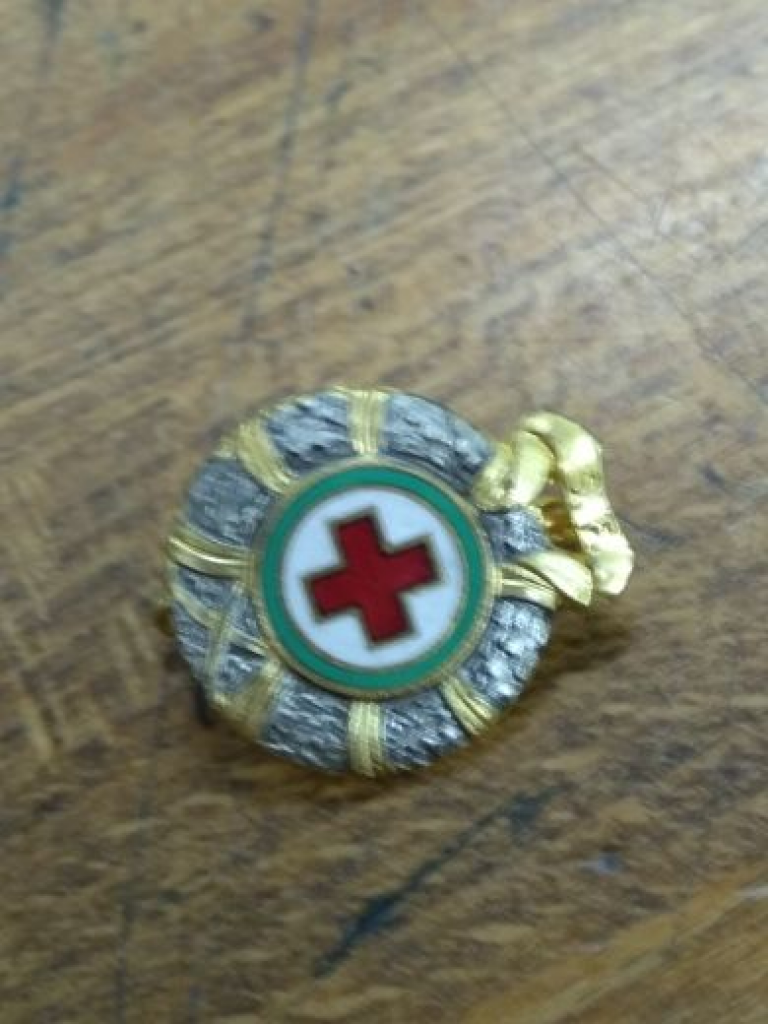 Mercatopoli Spilla Croce Rossa Vintage S.f