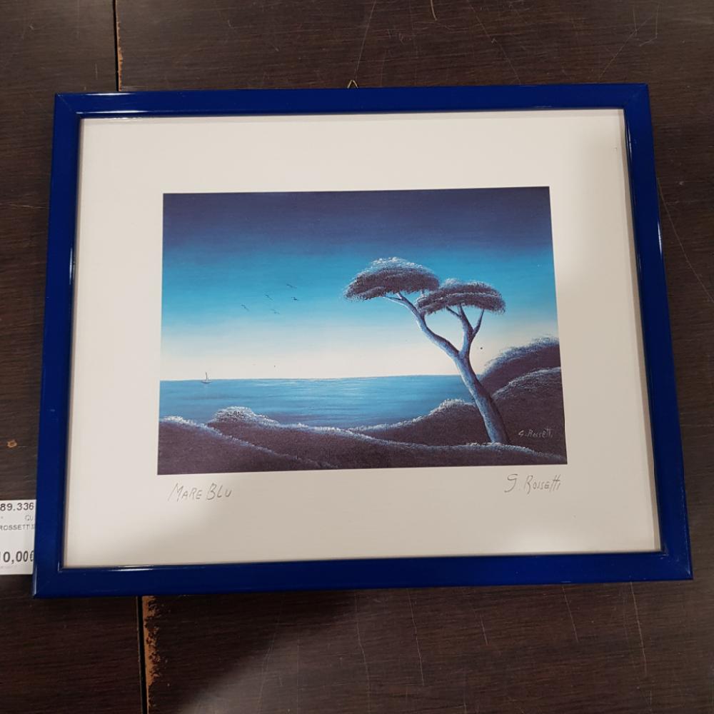 Mercatopoli Stampa In Cornice G. Rossetti 32 X 28