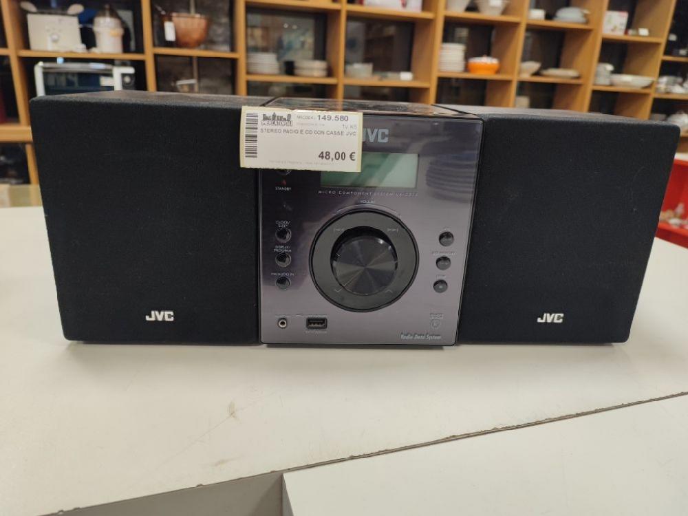 Mercatopoli Stereo Radio E Cd Con Casse JVC