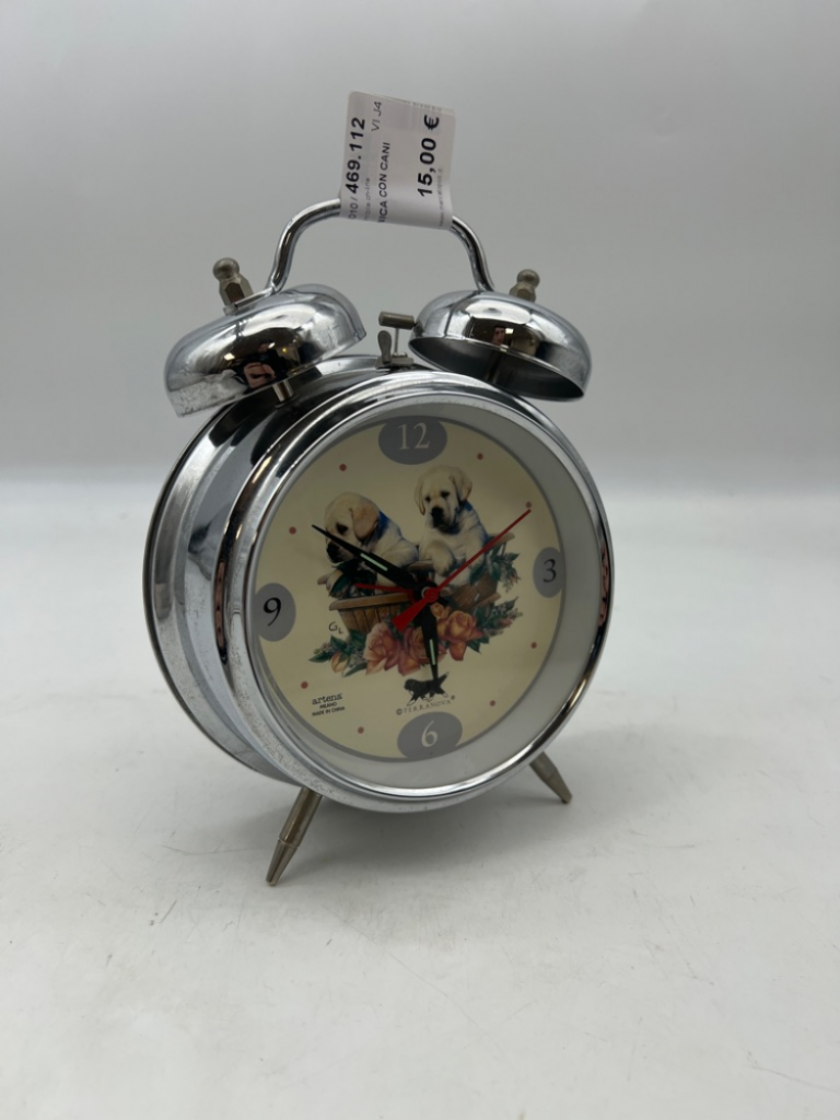 Mercatopoli Sveglia Meccanica Con Cani