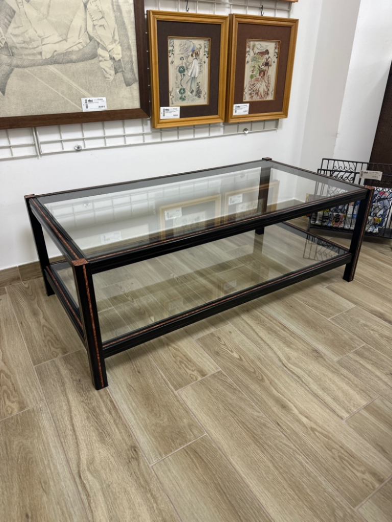 Mercatopoli Tavolino Design 2 Ripiani L108 H38 P57