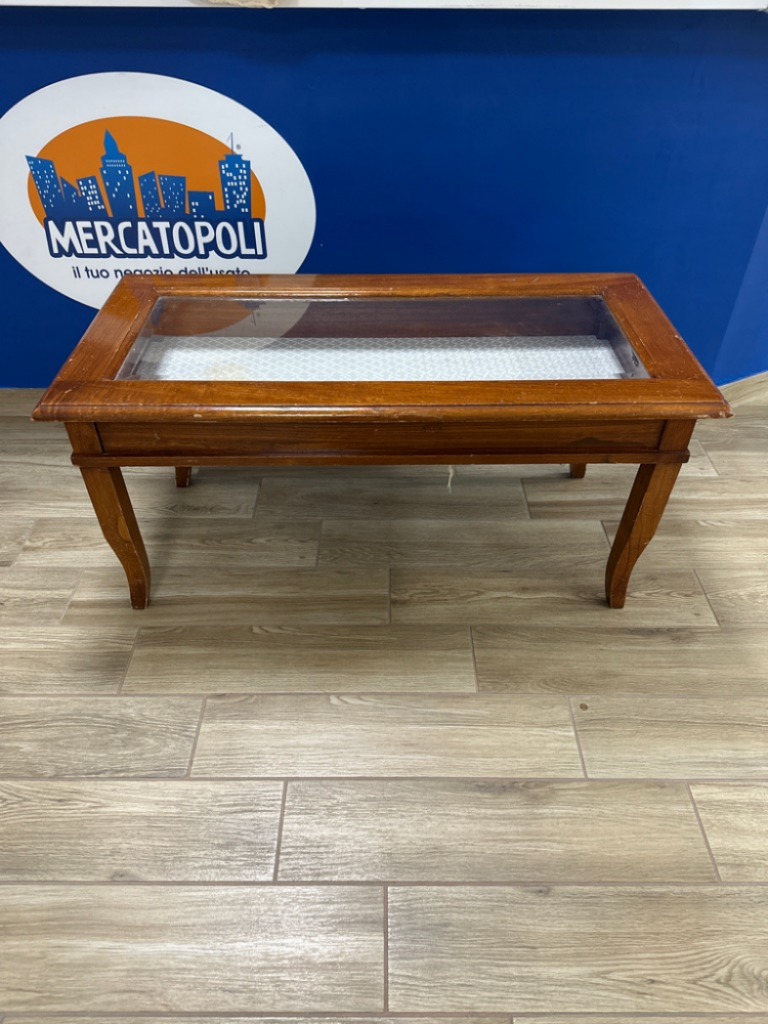 Mercatopoli Tavolino Legno Apribile L100 H46 P50