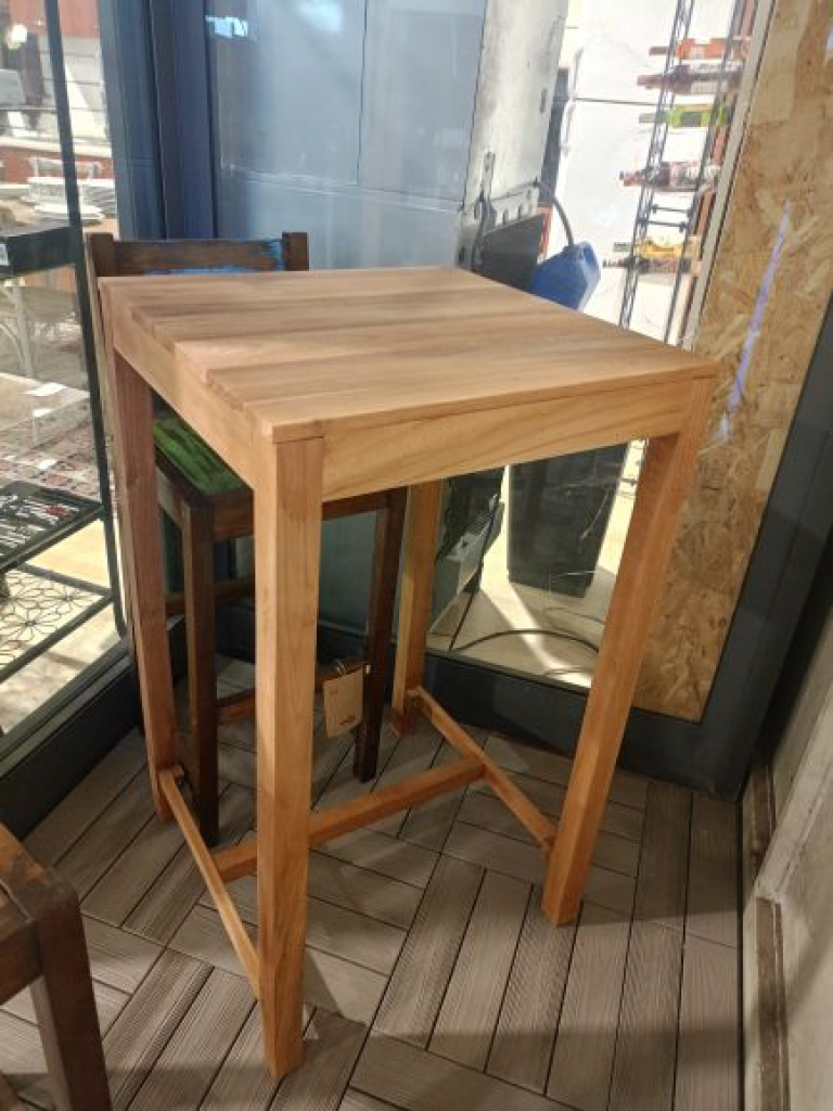 Mercatopoli Tavolo Massello 104x60x60