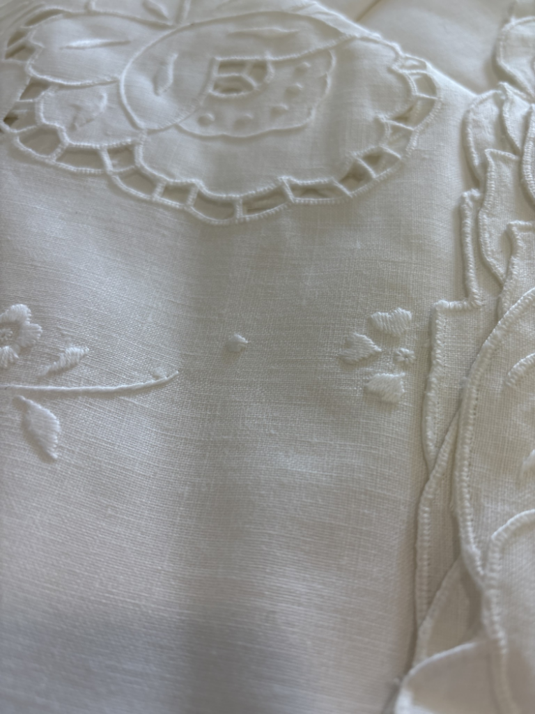 Mercatopoli Tovaglia Tonda R Ricamata