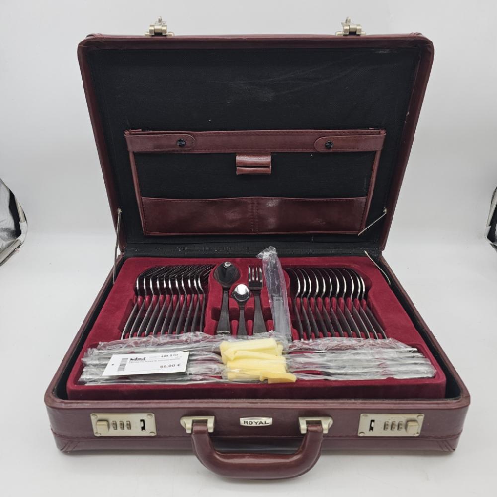 Mercatopoli Valigetta Posate Acciaio Nuovo