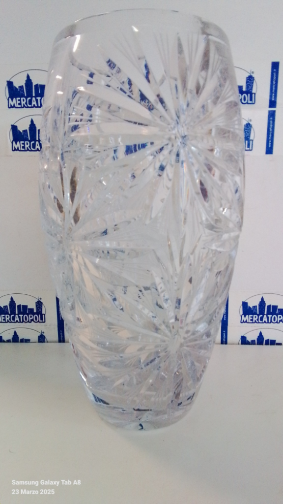 Mercatopoli Vaso In Cristallo Alt 30