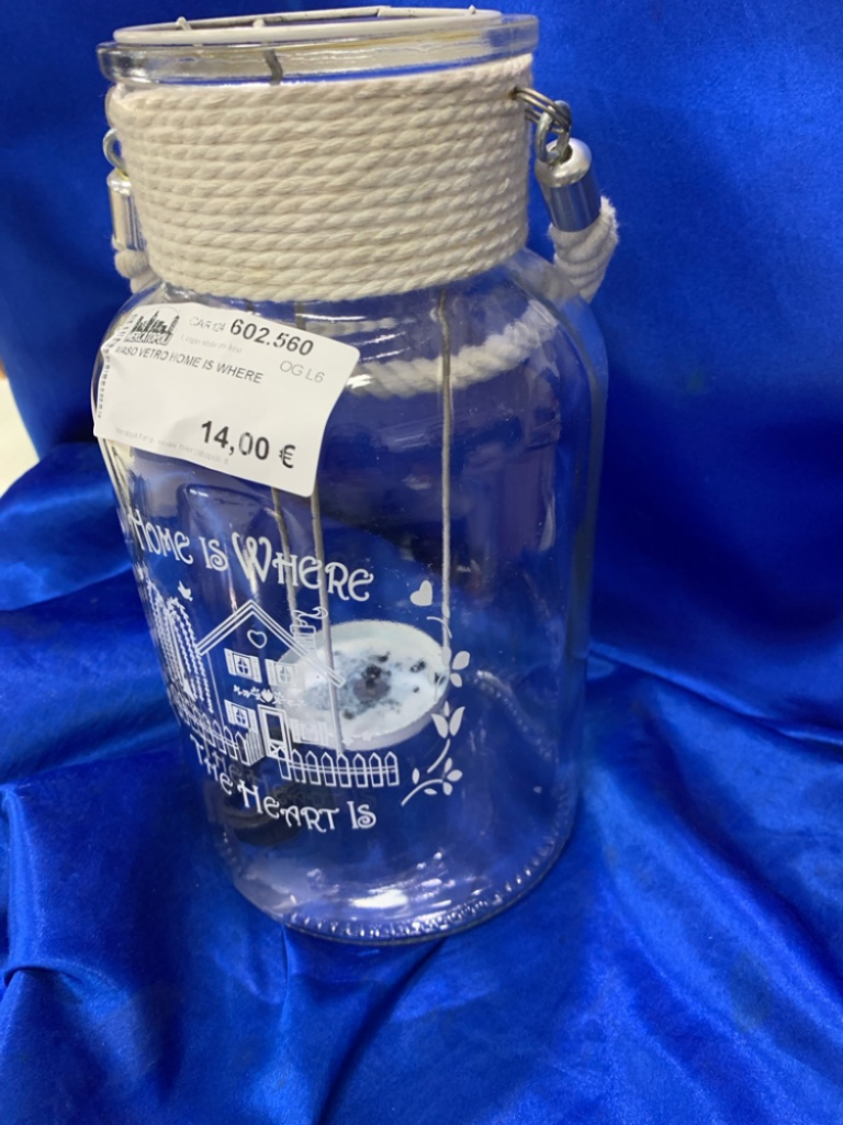 Mercatopoli Vaso Vetro Home Is Where