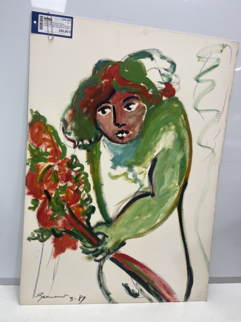 Mercatopoli Mimmo Germanà (Catania 1944-Busto Arsizio 1992) Figura di donna 2