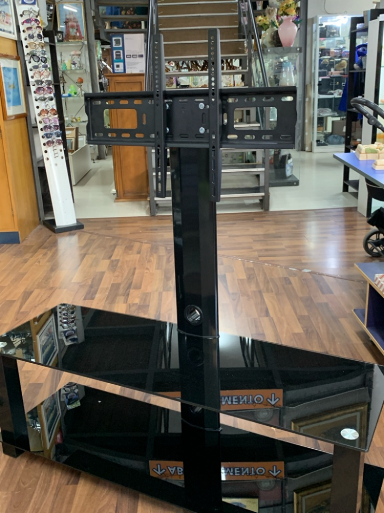 Mercatopoli MOBILE PORTA TV CON SUPPORTO MODERNO NERO