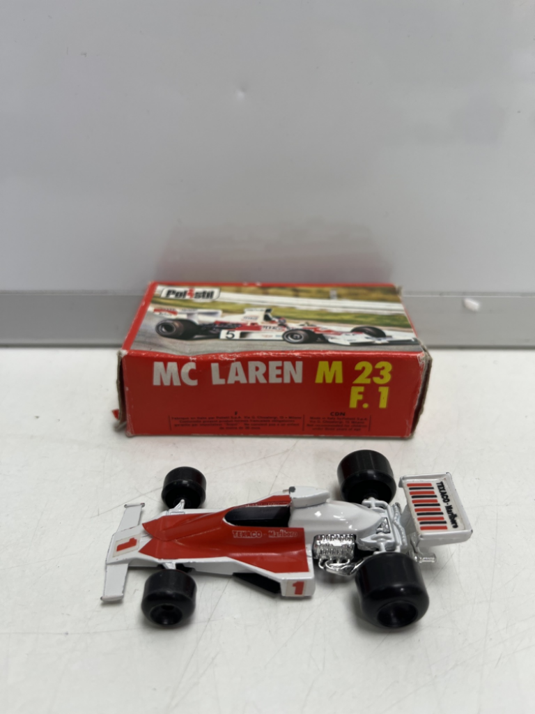 Mercatopoli Modellino Polistil Mc Laren M 23 F.1 Art.RJ.1 C/scatola