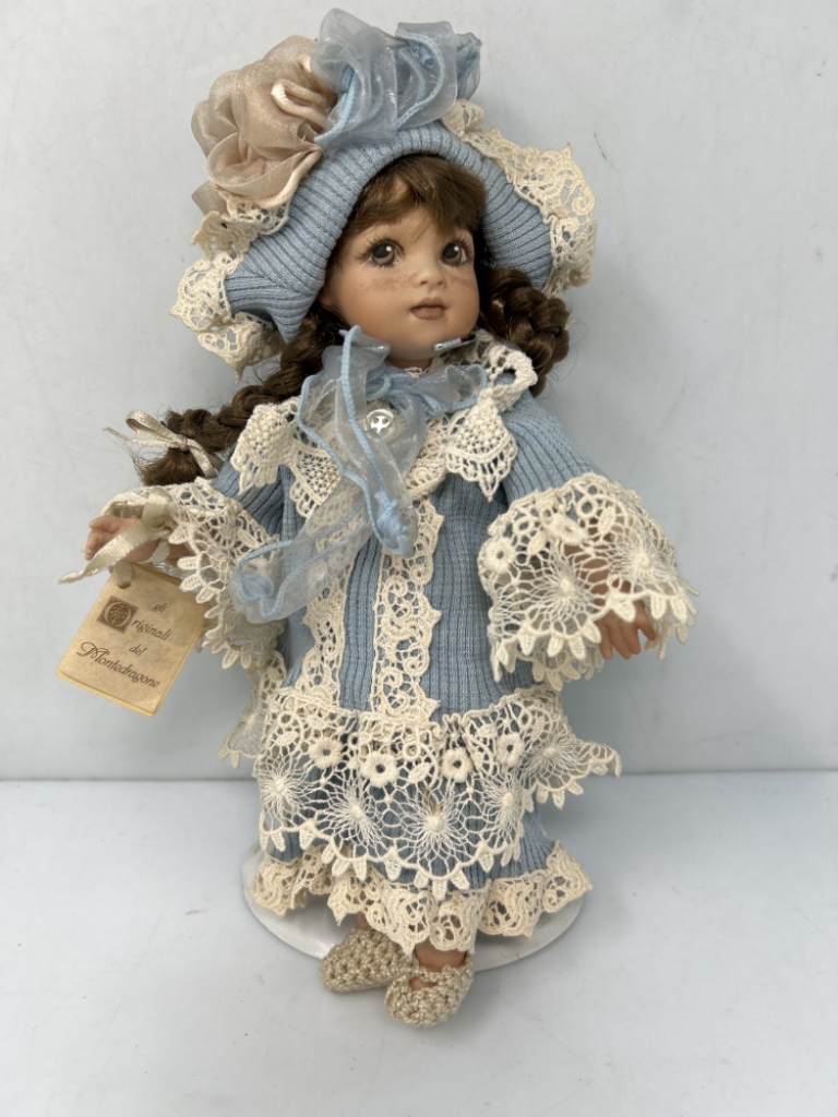 Mercatopoli Montedragone Bambolina Lulu' Abito Azzurro