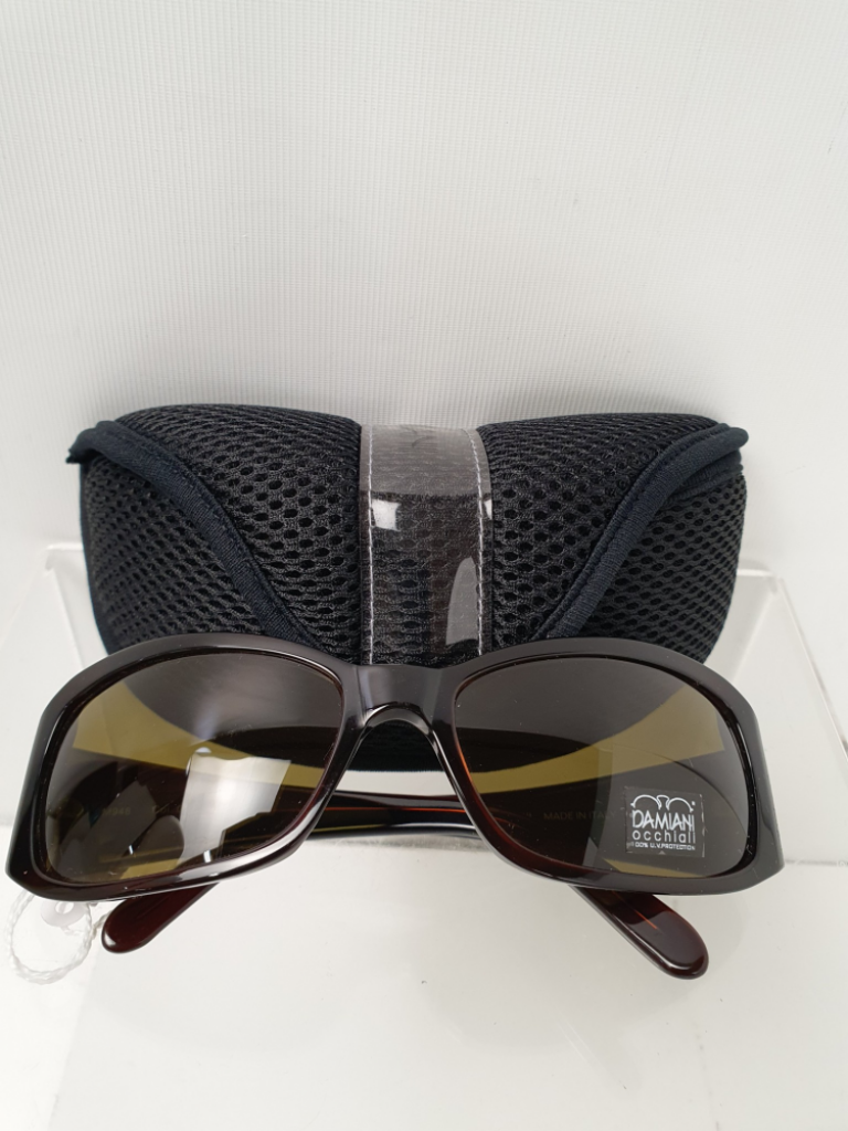 Mercatopoli Occhiali Da Sole Damiani Tartarugato Lente Verde