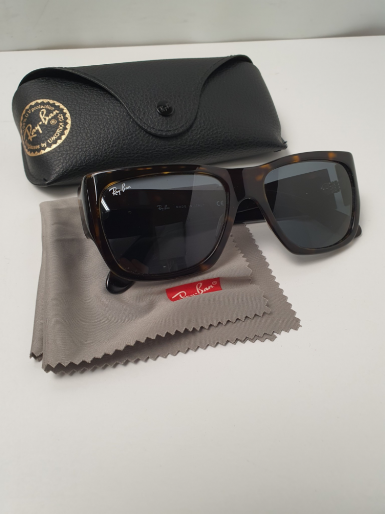 Mercatopoli Occhiali Ray-Ban RB2187 Nomad Color Tartaruga Buono Stato Con Custodia