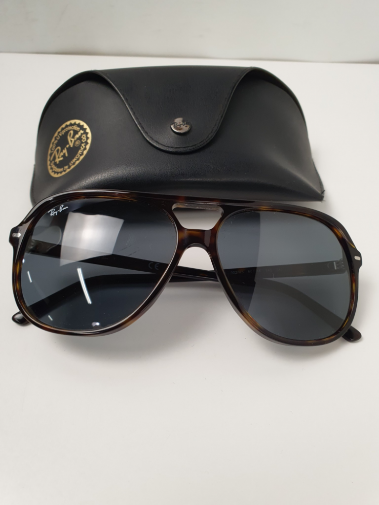Mercatopoli Occhiali Ray Ban Rb2198 Da Sole Uomo Color Tartaruga Buono Stato Con Custodia