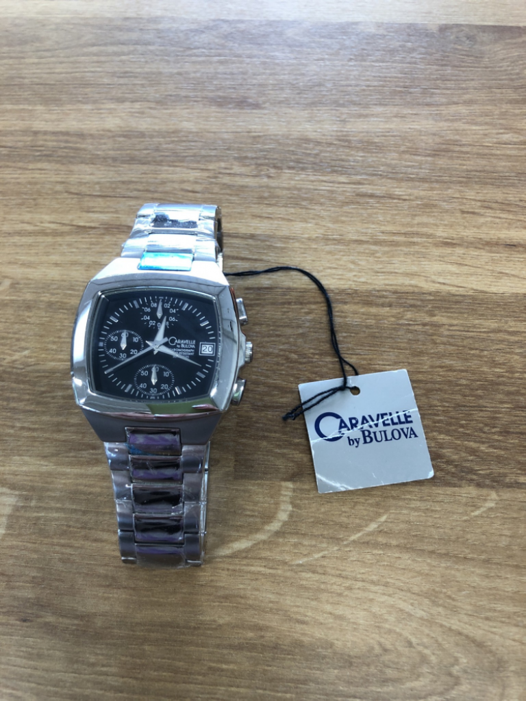 Mercatopoli Orologio Bulova Caravelle Crono Quartz Batteria Da Cambiare Mai Usato