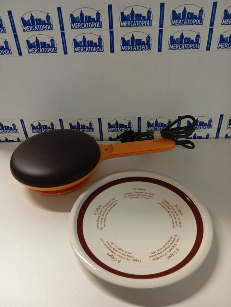 Mercatopoli Padella Elettrica Krups X Crepes + Piatto