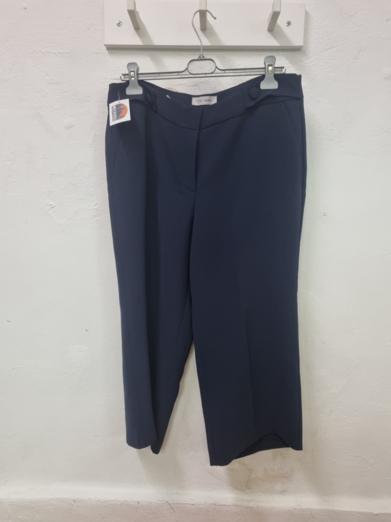 Mercatopoli Pantalone Cropped Fiorella Rubino Blu Tg 39