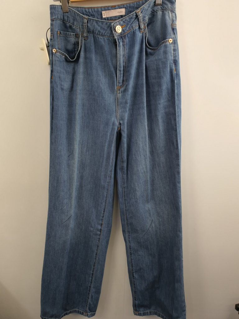 Mercatopoli Pantalone Denim Motivi Chambrie Di Cotone Tg 42 It Small Donna