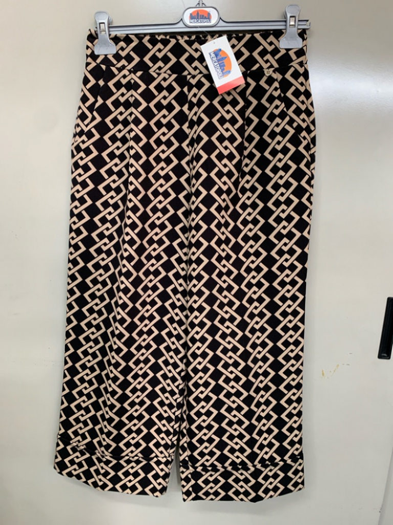 Mercatopoli Pantaloni Neri Fantas Beige Rinascimento M A