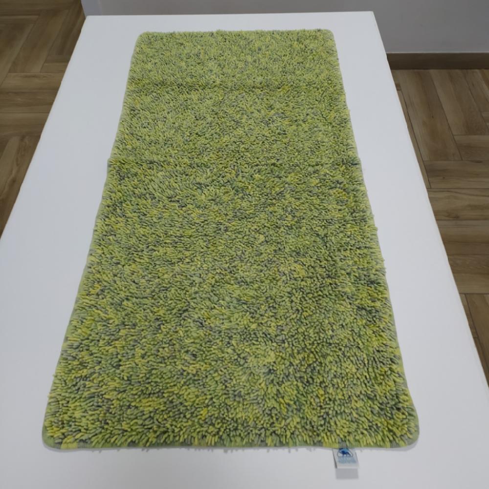 Mercatopoli Paracchi Tappeto Antiscivolo Cotone Verde 55x110cm
