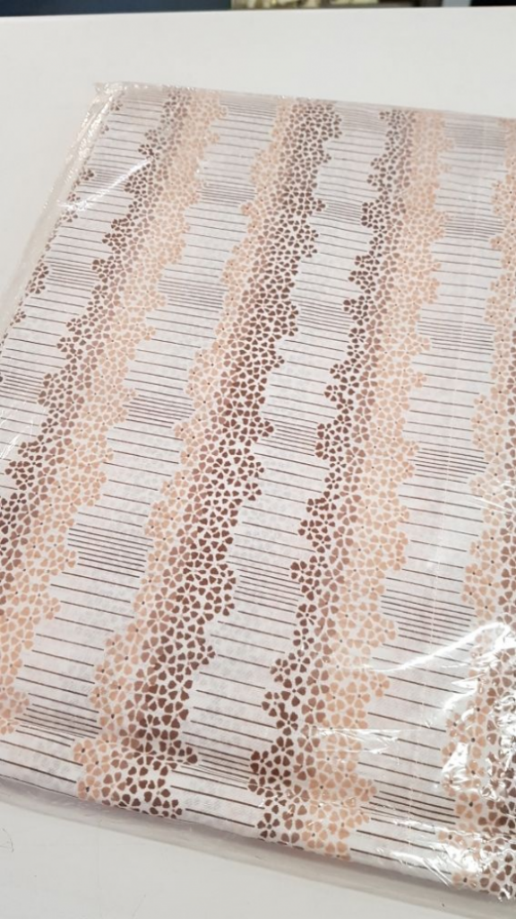 Mercatopoli Parure Lenzuolo Singolo E Federa Bianco/Nocciola NUOVO