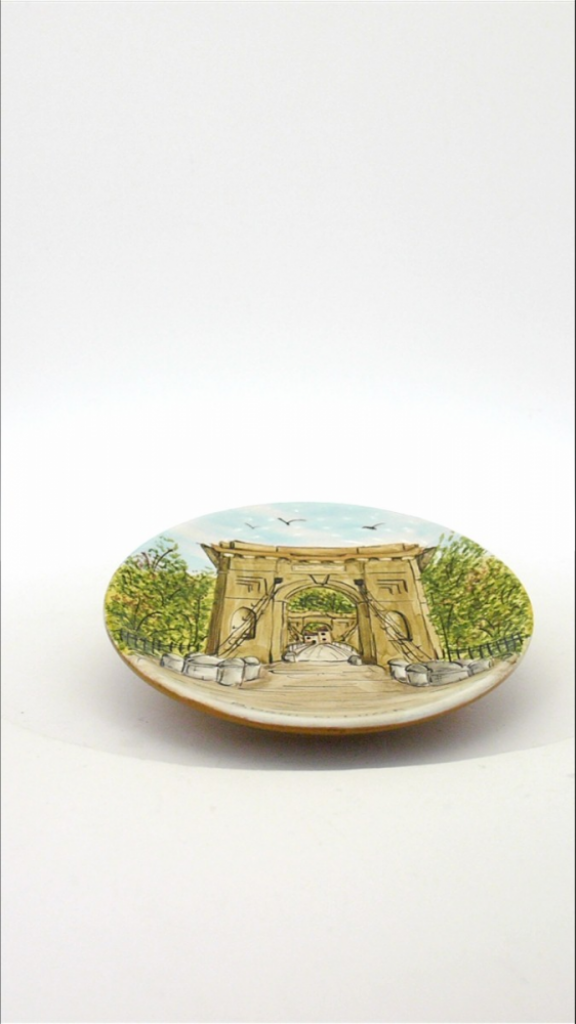 Mercatopoli Piatto Ponte Delle Catene Bagnoi Di Lucca D18cm