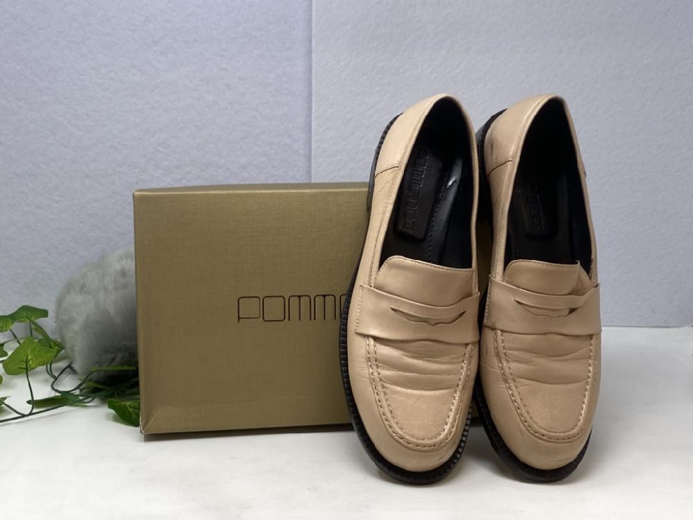 Mercatopoli POME D'OR Mocassino Nude Vera Pelle Donna Mis 38 Scatola