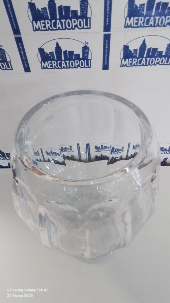 Mercatopoli Portafiori In Cristallo Forma Di Coppa Alt 26