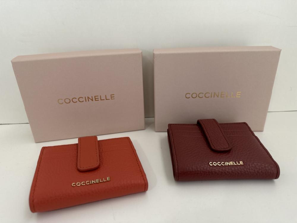 Mercatopoli PORTAFOGLIO PORTATESSERE PICCOLO COCCINELLE PELLE ARANCIONE/ROSSO