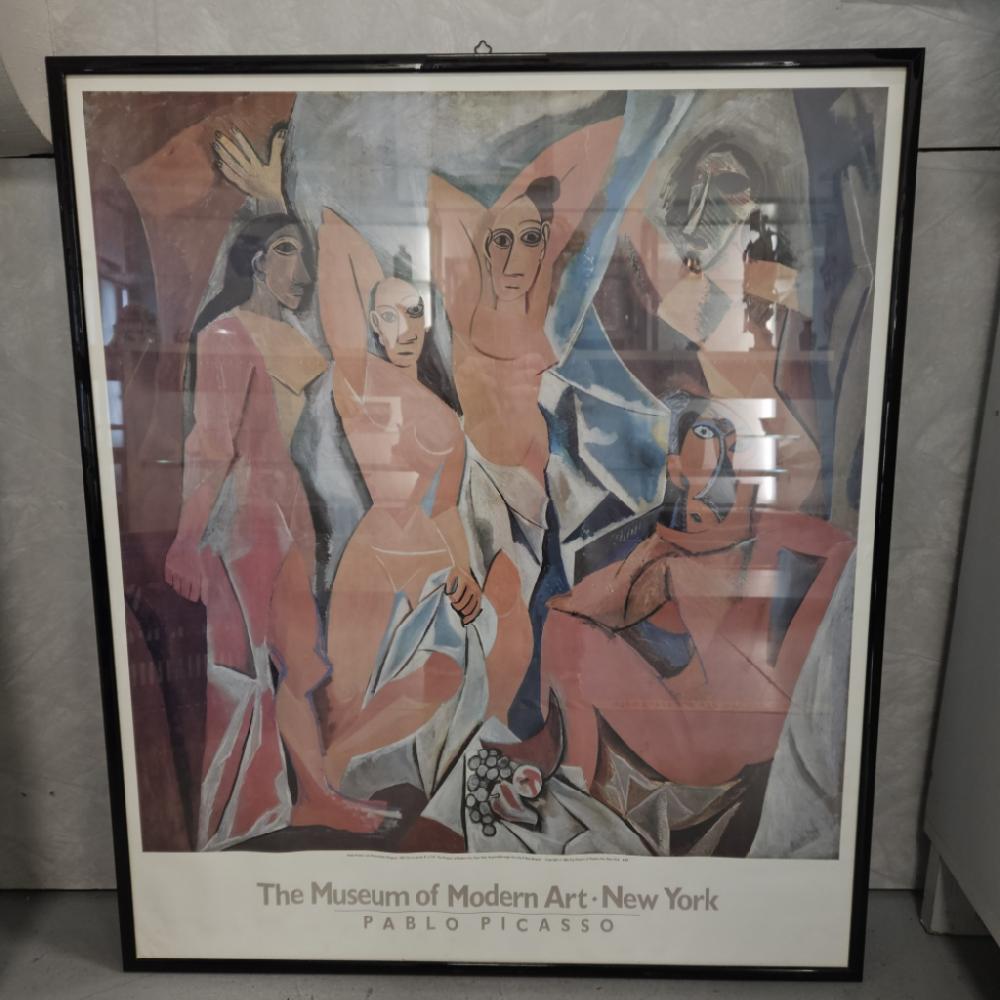 Mercatopoli Poster The Museum Of Modern Art New York Pablo Picasso Les Demoiselles D'Avignon 88x75