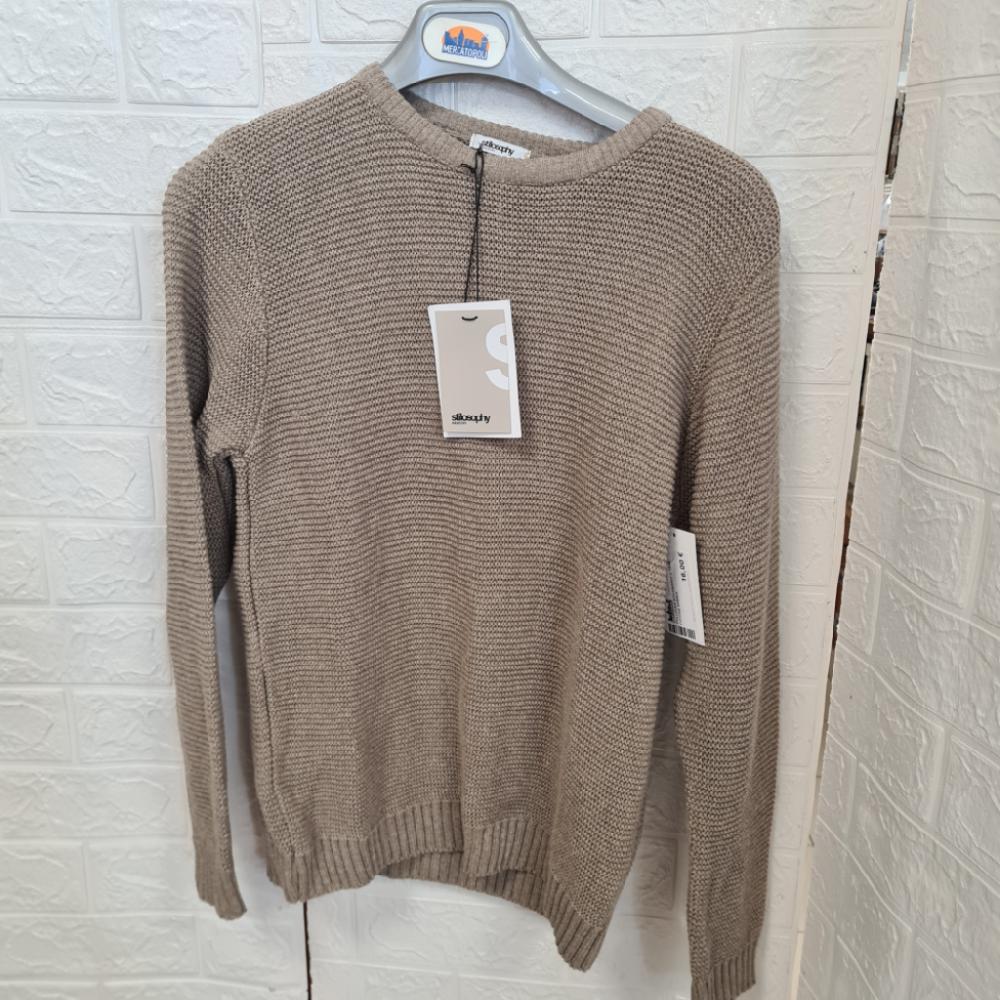Mercatopoli Pullover Stilosophy U Tg48 Cotone Sabbia