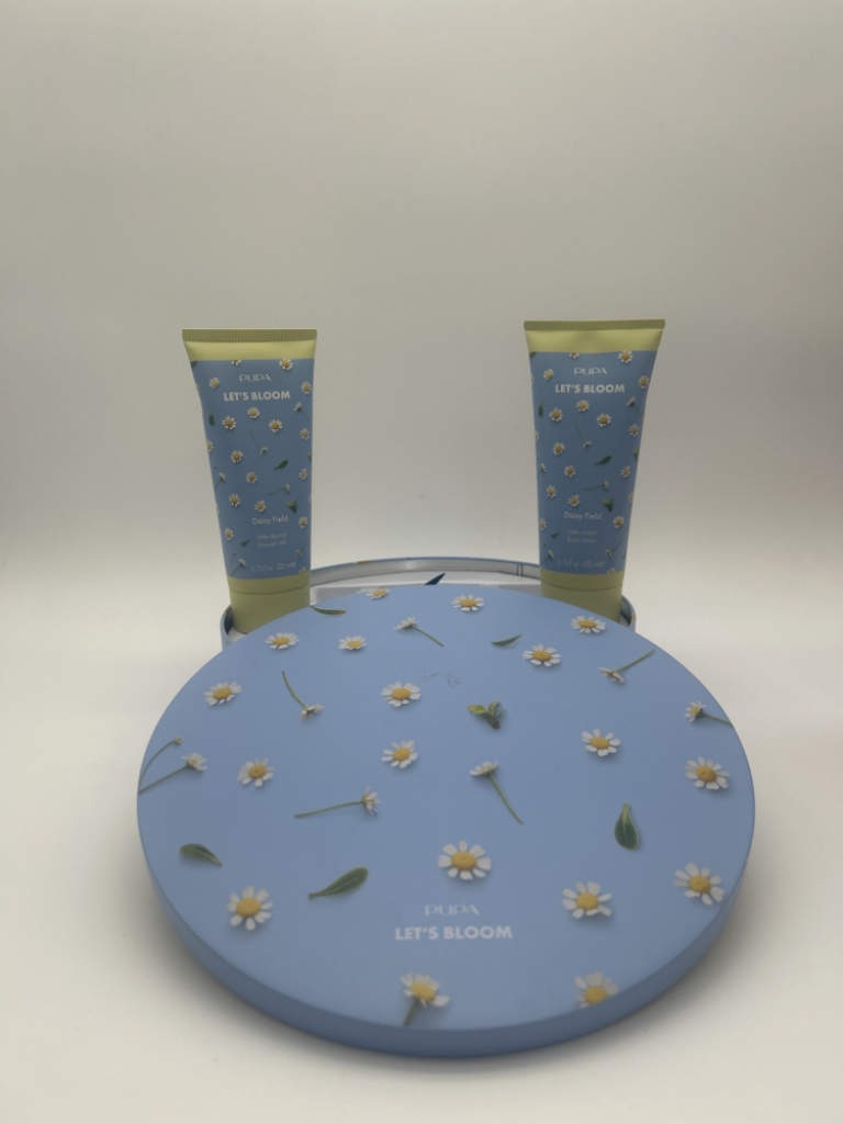 Mercatopoli Pupa Let's Bloom Scatola In Latta Celeste Con Margherite+ Latte Doccia E Latte Corpo