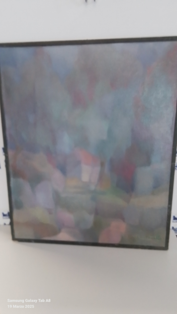 Mercatopoli Quadro A Olio La Cascina Pittore Campanella 50x60