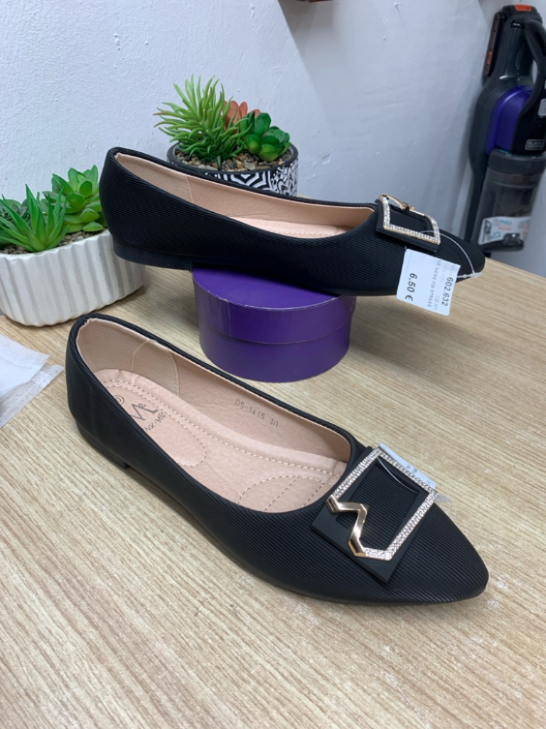 Mercatopoli Scarpe Balerine Nere Fib Strass Me Cinkme 40 A