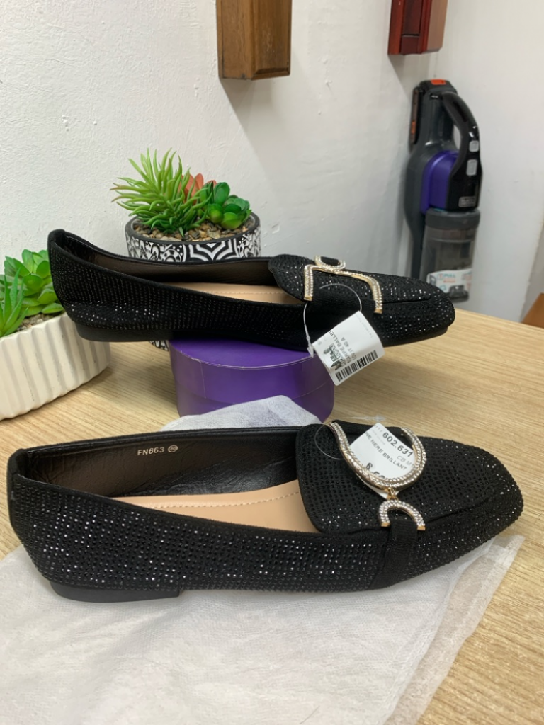 Mercatopoli Scarpe Ballerine Nere Brillant Lov.it 40 A