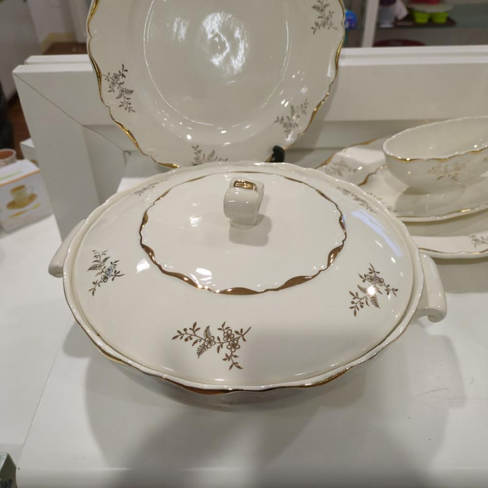 Mercatopoli Servizio Piatti 4 Portate Belgium Boch Freres La Louviere 12 Pr 42 Pz + Zuppiera Salsiera