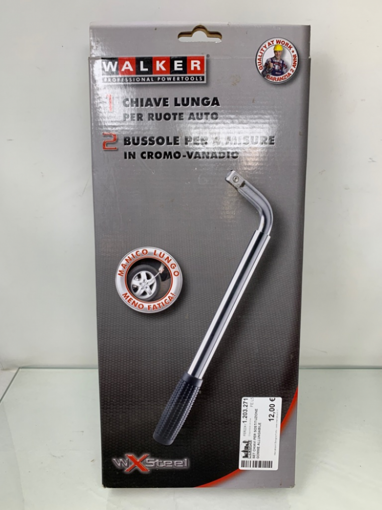Mercatopoli Set chiavi per sostituzione gomme allungabile