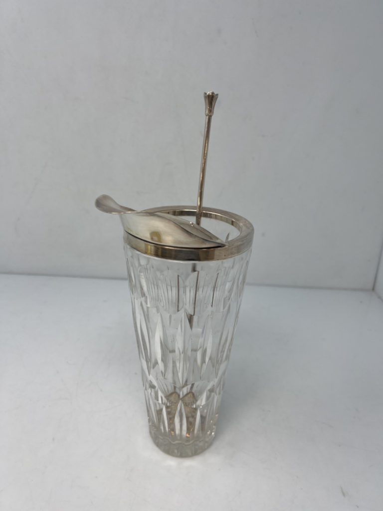 Mercatopoli Shaker Cristallo Al Piombo Vintage Beccuccio Alto 25 Cm