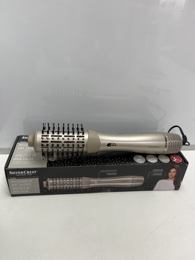 Mercatopoli SILVERCREST® PERSONAL CARE Asciugacapelli rotativo con rivestimento in ceramica e cheratin