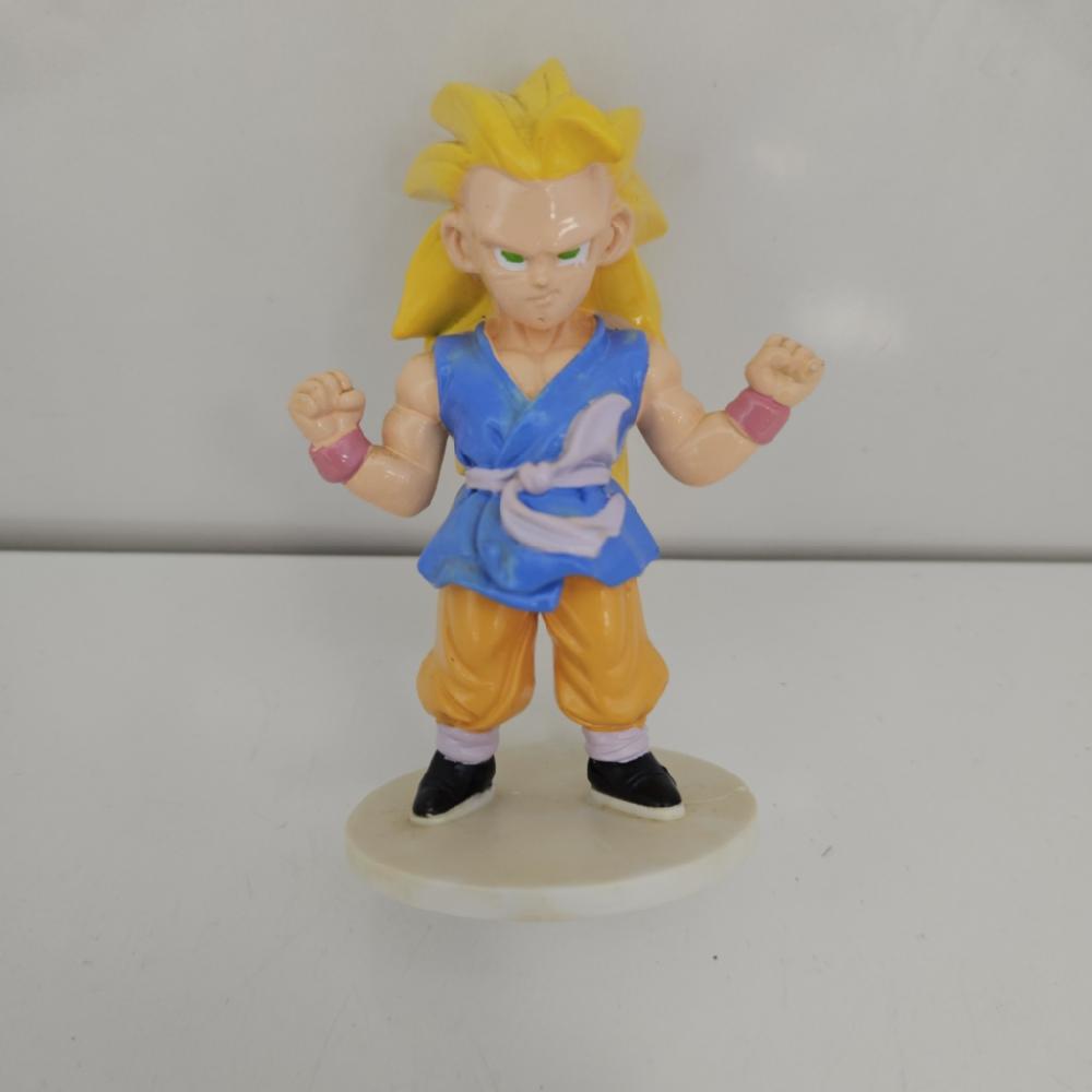 Mercatopoli Statuetta Collana De Agostini Dragon Ball GT 3D Imperfezioni 1996 Goku Super Sayan 3