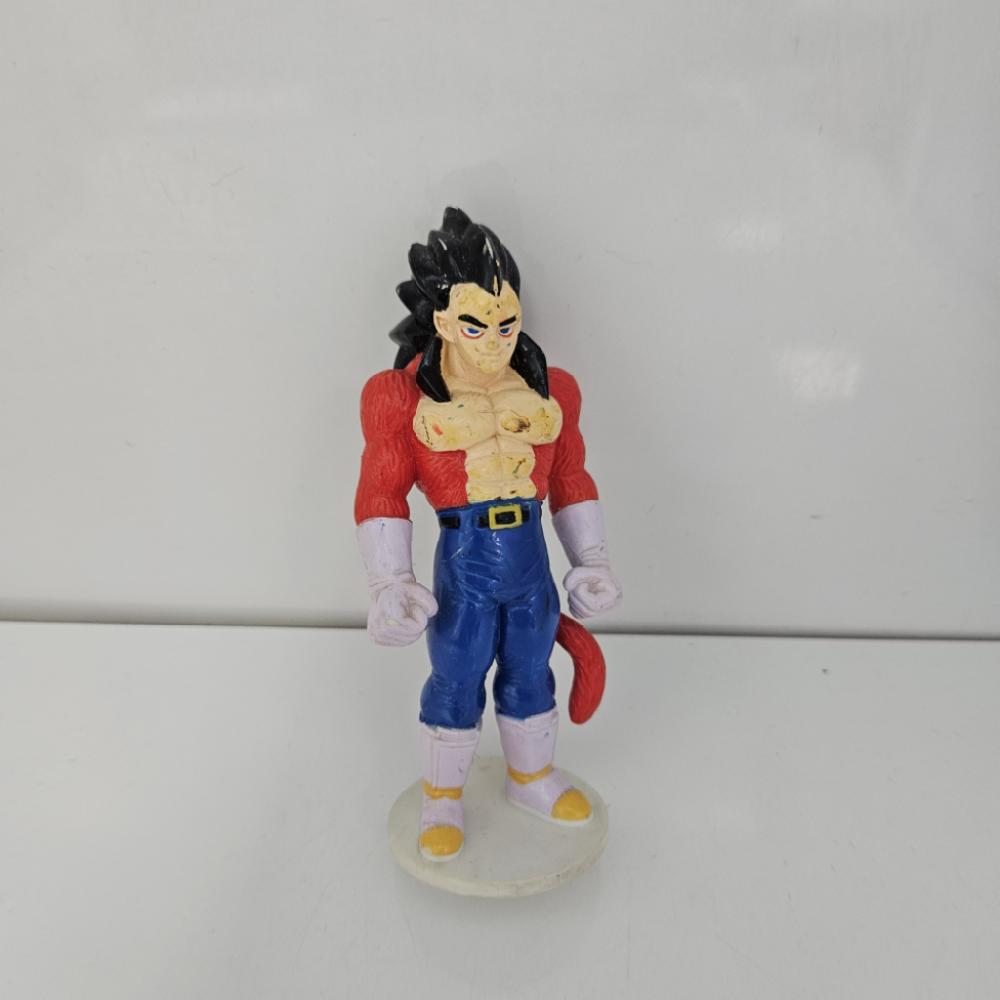 Mercatopoli Statuetta Collana De Agostini Dragon Ball GT 3D Imperfezioni 1996 Vegeta Super Sayan 4