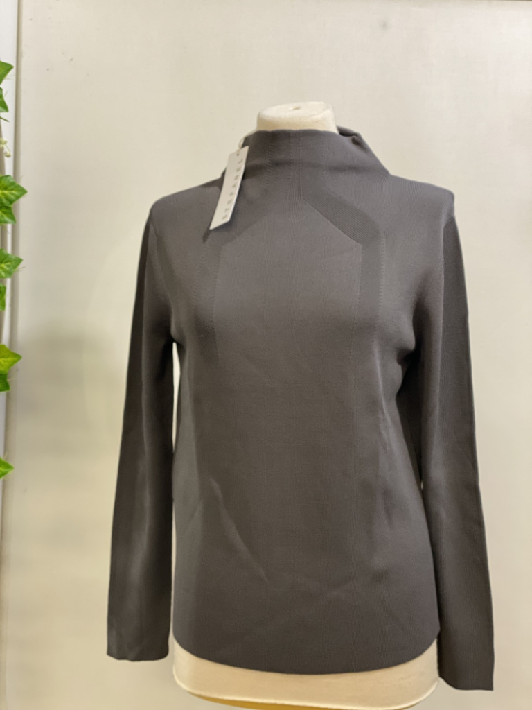 Mercatopoli STEFANEL Maglia Grigia Nuova A Dolcevita Donna Tg 46