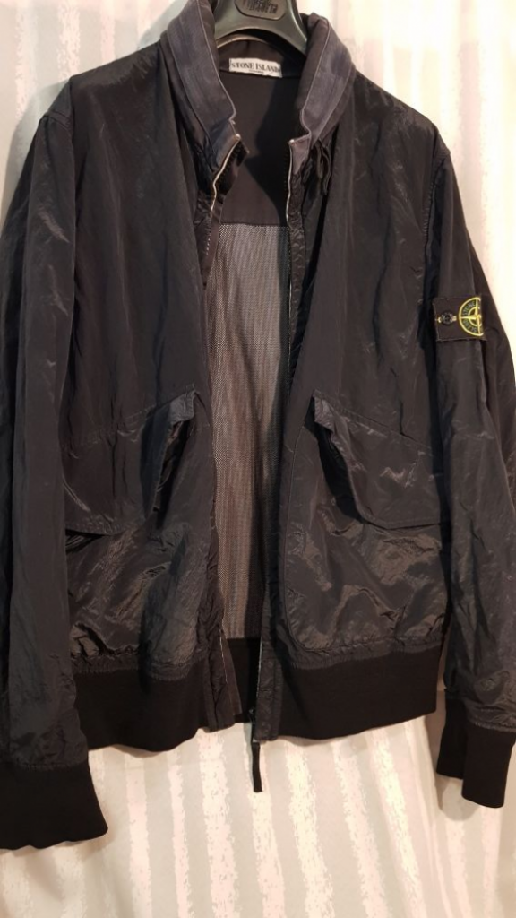 Mercatopoli Stone Island Giacca Antivento Vintage Uomo Tg XL Presenta Segni Di Usura